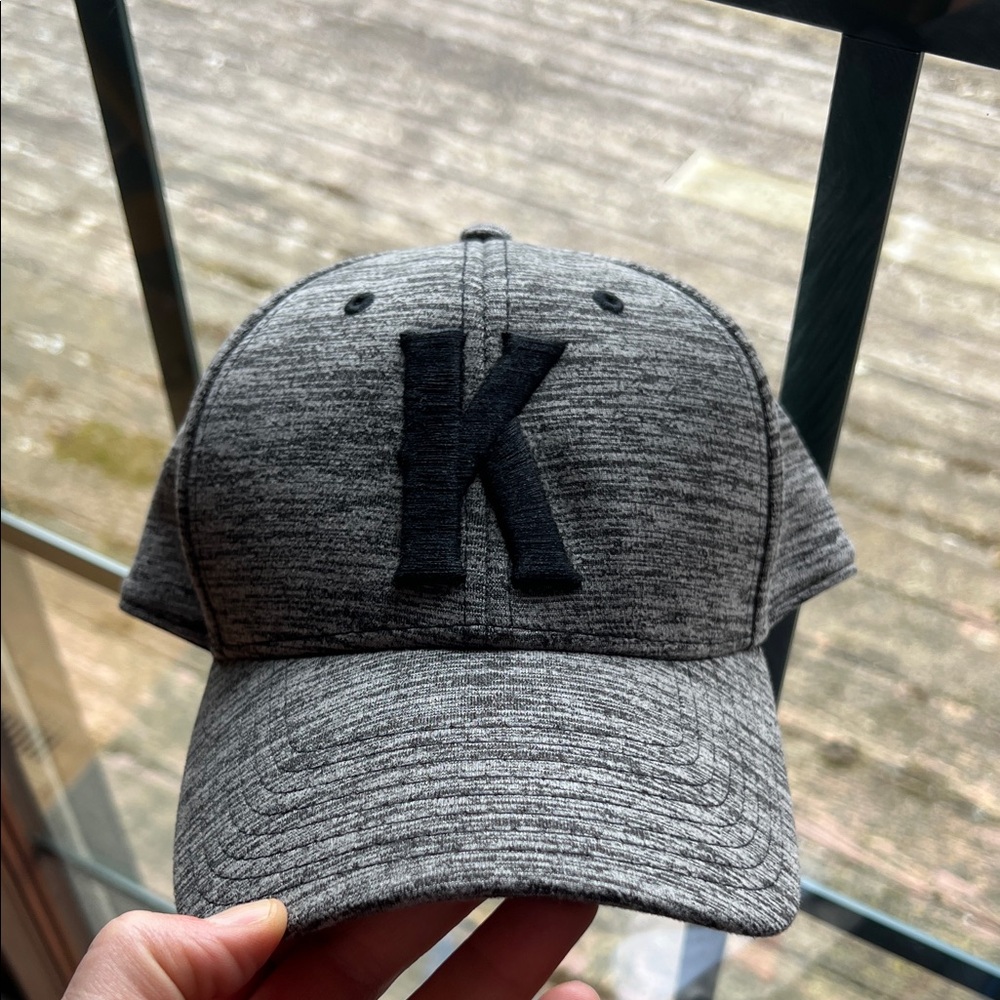 Kenosha Kingfish Gray 'K' Baseball Cap - Breathable Heather Snapback